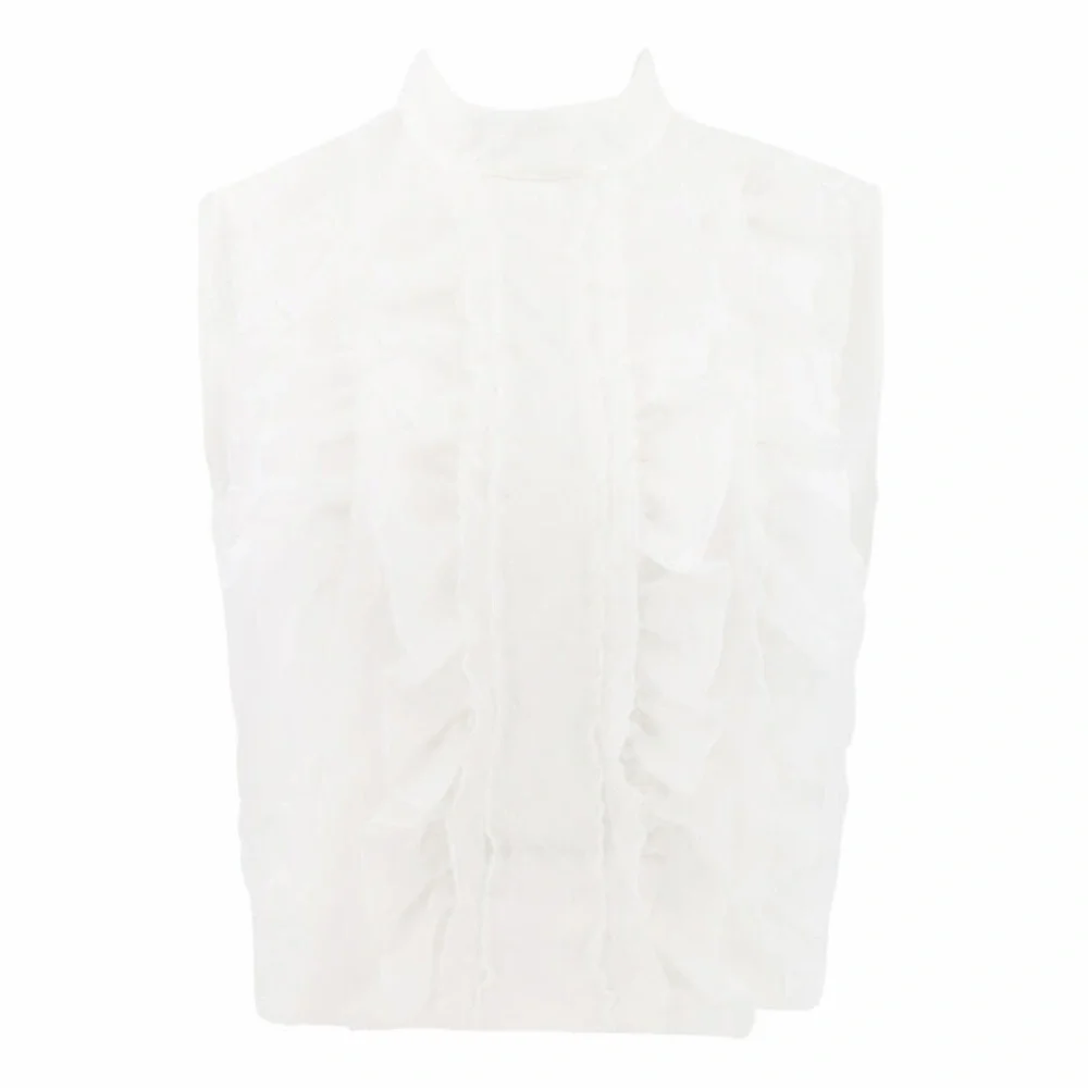 Isabella Ruffle-Front Shirt - Picture 7 of 8